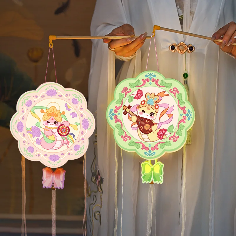 Japanese Lantern Paper - 2025 년 뱀 랜턴 수제 Diy