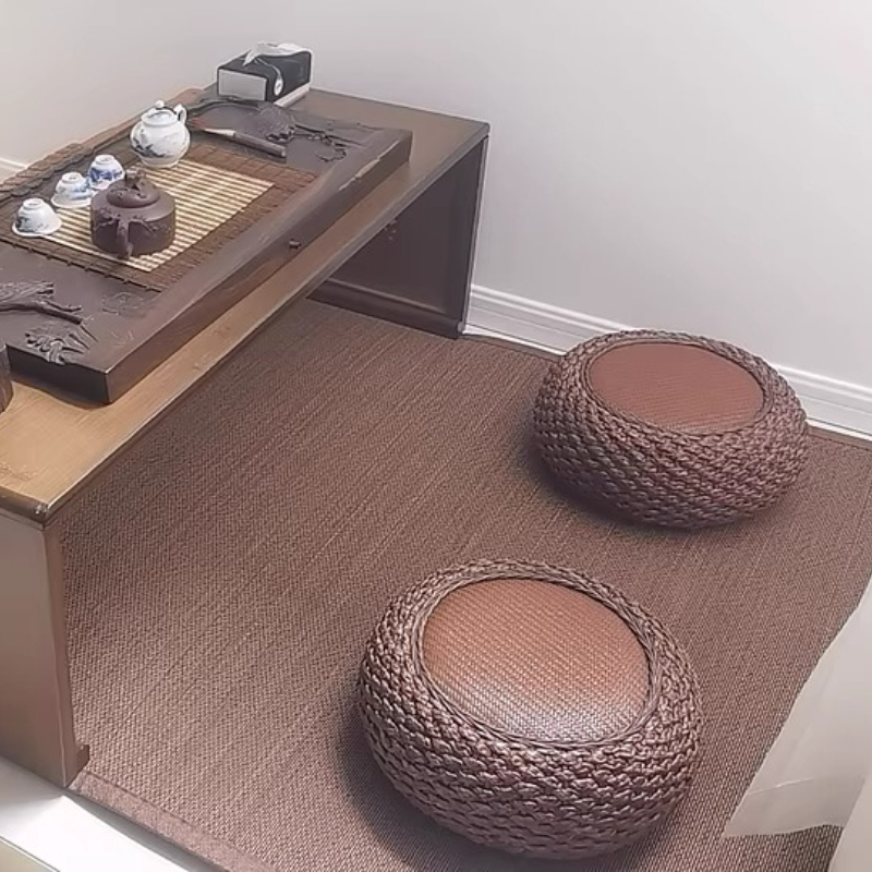 Tatami Mat Rush - 두꺼운 좌석 쿠션, 라탄 타타미 쿠션,