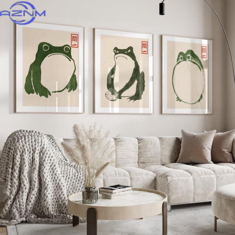 AZNM 일본 마츠모토 호지 우키요에 개구리 캔버스 그 - Japanese Living Lifestyle 리뷰 및 가격