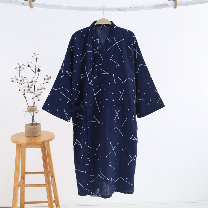 2026 신상 남성용 100% 면 거즈 코튼 로브 루즈 - Kimono Yukata Cotton 리뷰 및 가격