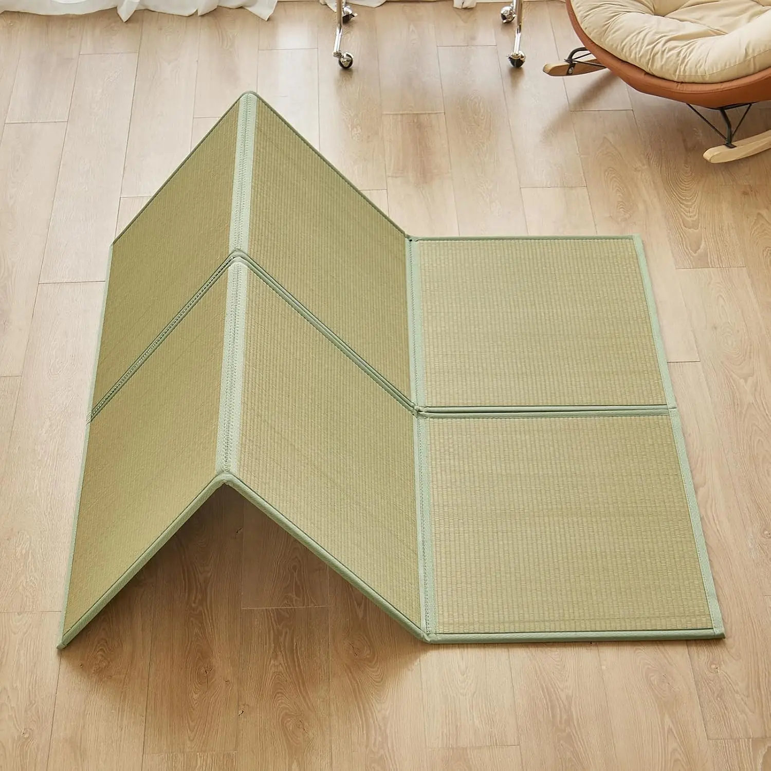 베스트셀러 내추럴 러쉬 그래스 바닥 타타미 매트, 퀸  - Tatami Mat Rush 리뷰 및 가격