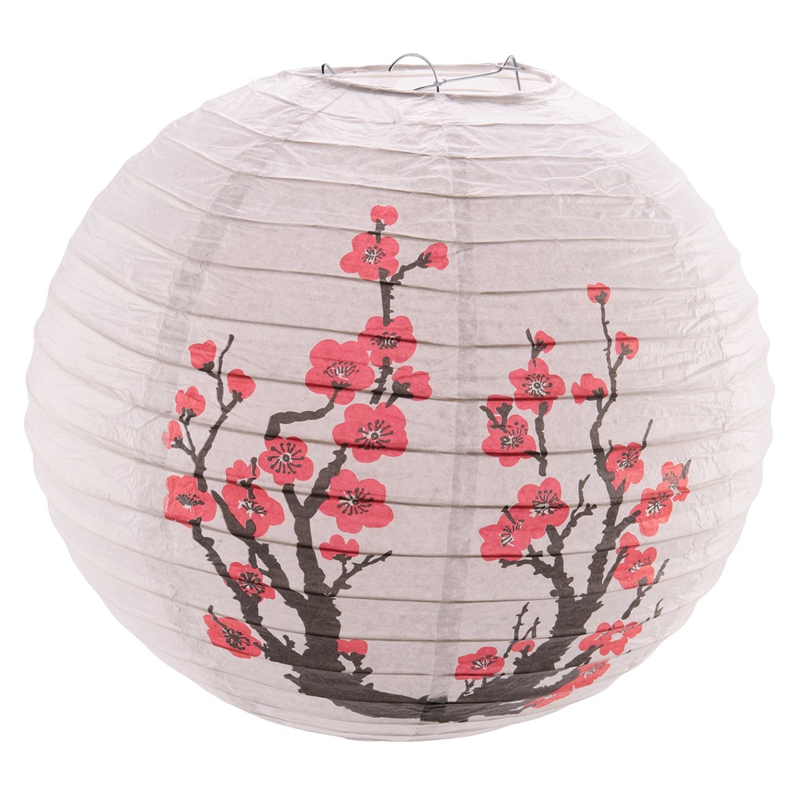 벚꽃 일본 중국 종이 랜턴, 레드 사쿠라 5 개 세트, - Japanese Lantern Paper 리뷰 및 가격
