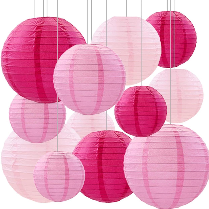 12Pcs 종이 랜턴 파티 장식, 졸업 아기 세척 행사 - Japanese Lantern Paper 리뷰 및 가격