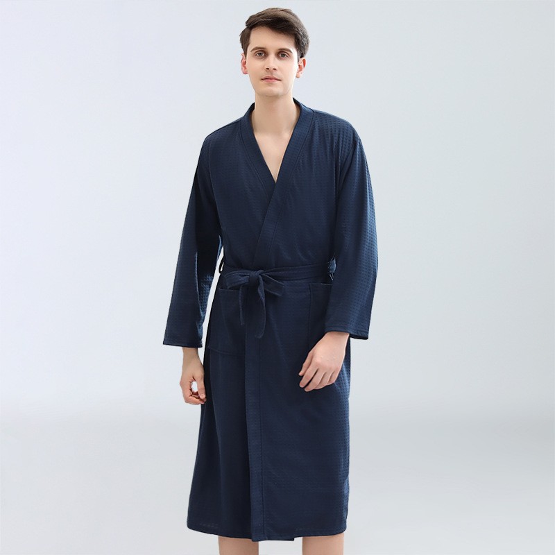 남성용 와플 목욕 가운 사우나복 얇은 땀복 스팀복 드레 - Kimono Yukata Cotton 리뷰 및 가격