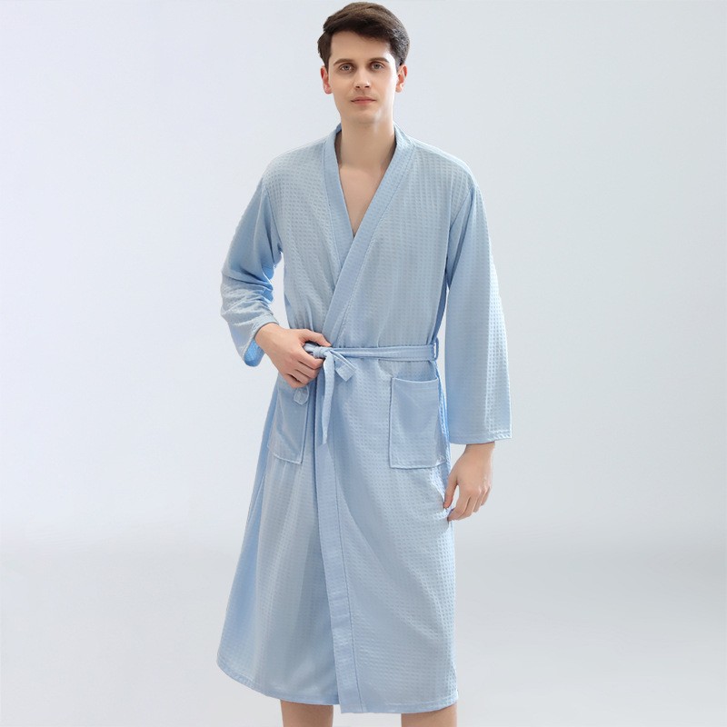 남성용 와플 목욕 가운 사우나복 얇은 땀복 스팀복 드레 - Kimono Yukata Cotton 리뷰 및 가격