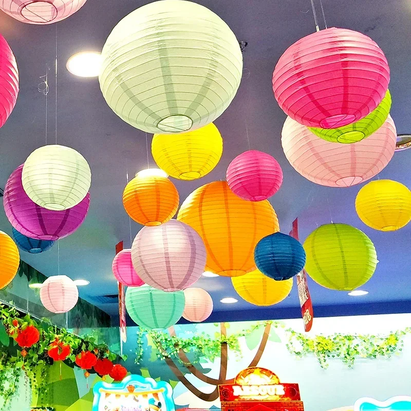 다채로운 색상의 중국식 종이 등불 15-20-25-30 - Japanese Lantern Paper 리뷰 및 가격