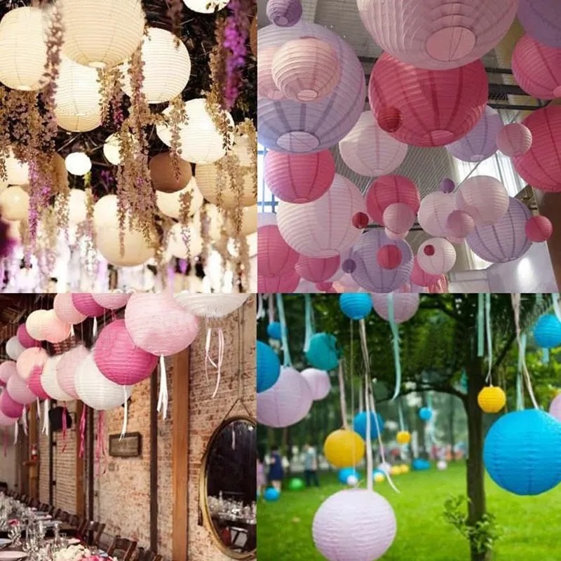 8''(20cm) 중국식 종이 랜턴 원형 램프 웨딩 파 - Japanese Lantern Paper 리뷰 및 가격