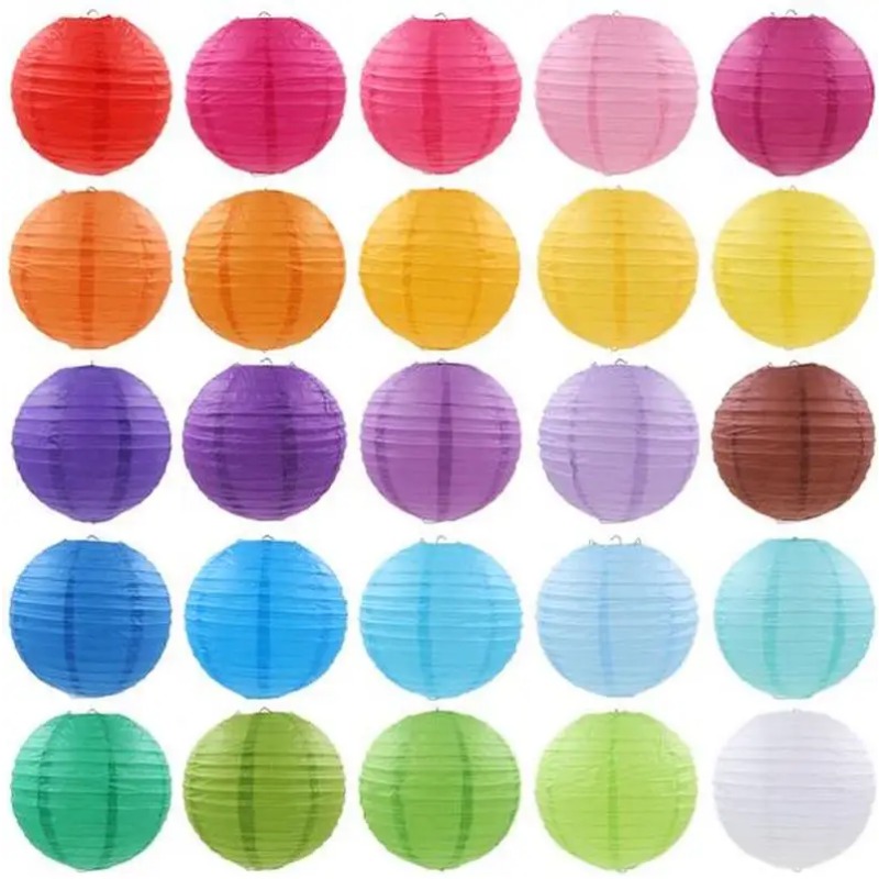 8''(20cm) 중국식 종이 랜턴 원형 램프 웨딩 파 - Japanese Lantern Paper 리뷰 및 가격
