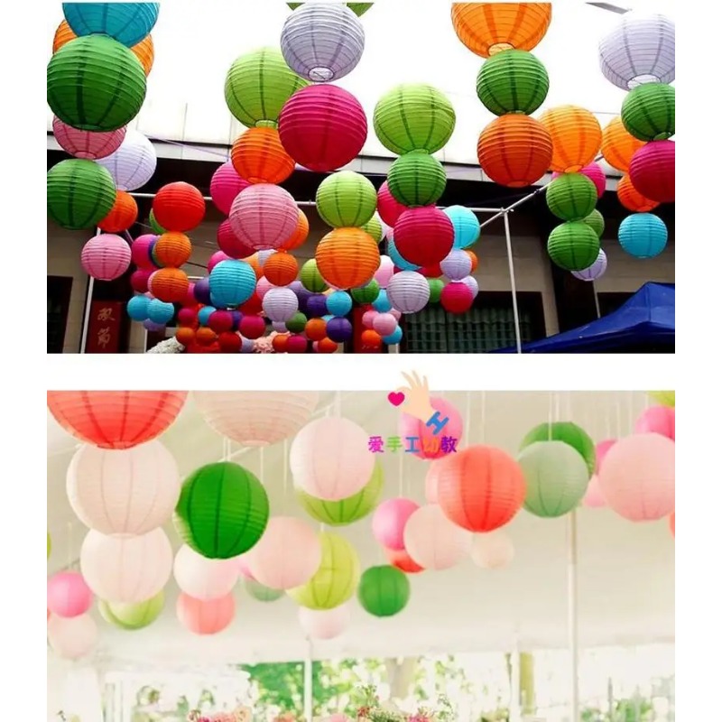 8''(20cm) 중국식 종이 랜턴 원형 램프 웨딩 파 - Japanese Lantern Paper 리뷰 및 가격