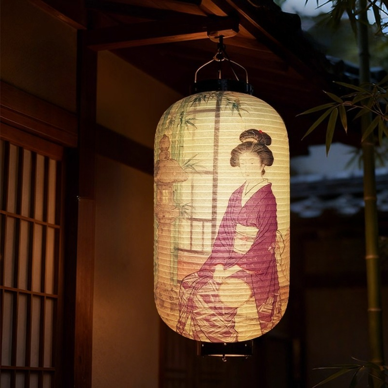 1PC 일본 궁정 여성 패턴 종이 랜턴 우키요에 스타일 - Japanese Lantern Paper 리뷰 및 가격