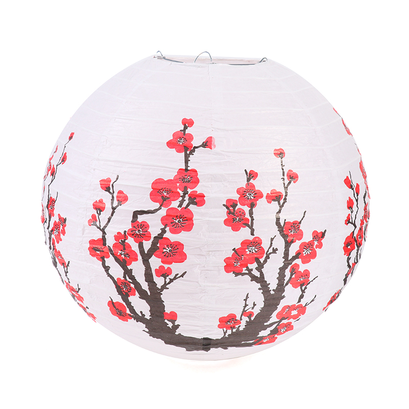 1PC 매화 꽃 종이 등불 중국 일본식 매달려 램프 야 - Japanese Lantern Paper 리뷰 및 가격