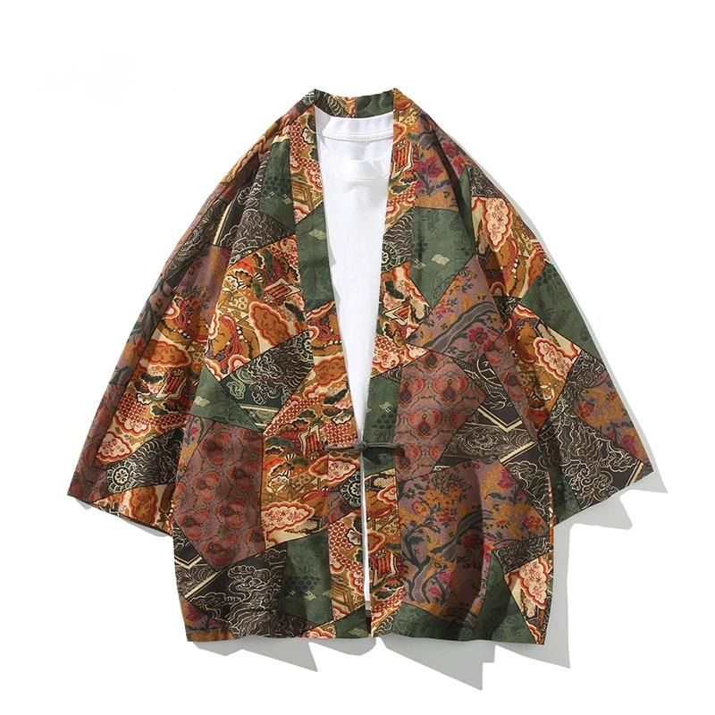 민족 스타일 프린트 유카타 남성 여성 패션 코튼 린넨  - Kimono Yukata Cotton 리뷰 및 가격